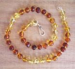 Parent and Child Amber Necklace set - Light Rainbow
